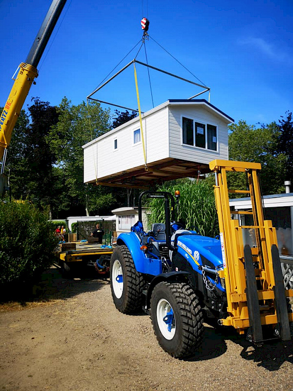 De Bergjes Chalets & Caravans : Transport de votre mobil-home-1